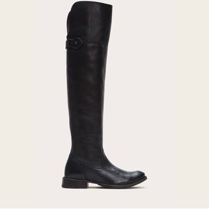 FRYE Melissa OTK Black Boots - only worn once